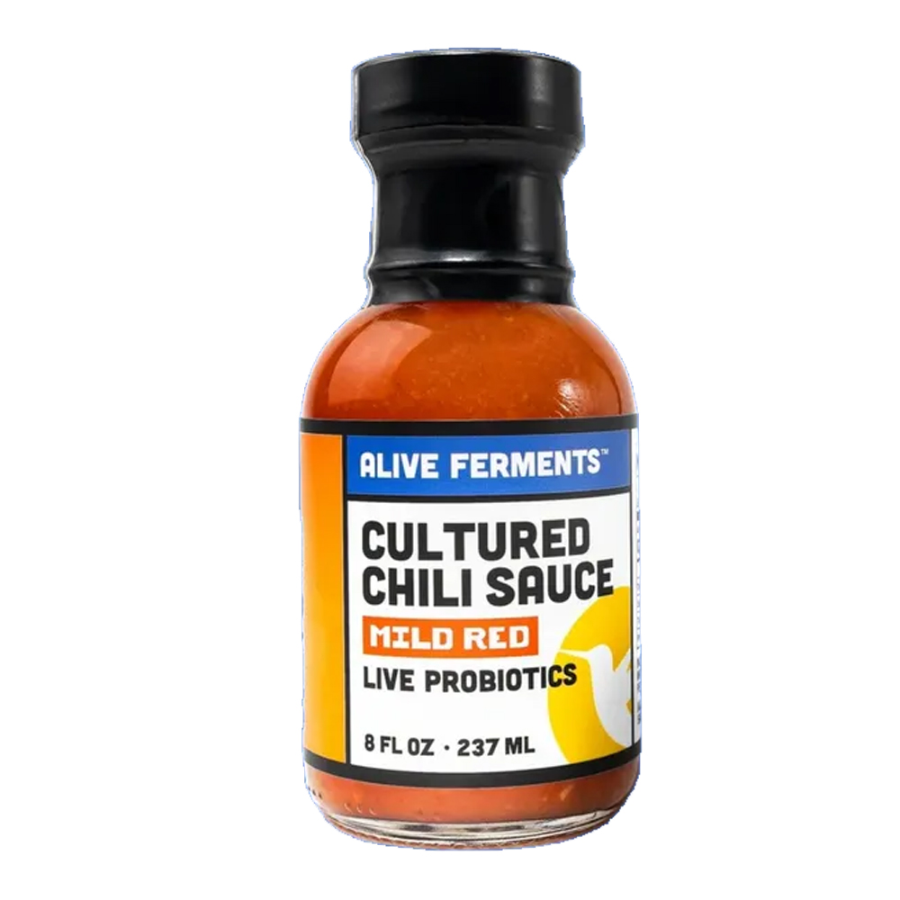 ALIVE FERMENTS: Chili Sauce Mild Red, 8 oz