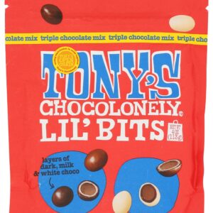 TONYS CHOCOLONELY: Triple Chocolate Mix Lil Bits, 4 oz