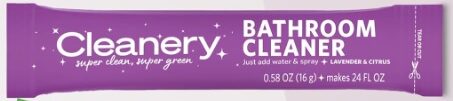 CLEANERY: Bathroom Cleaning Spray Lavender and Citrus, 0.58 oz