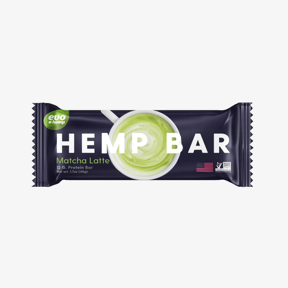 EVO HEMP: Matcha Latte Hemp Bar, 1.7 oz