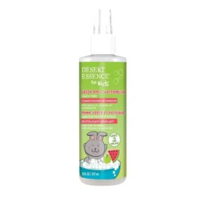 DESERT ESSENCE: Kids Green Apple Watermelon Conditioning Detangler Spray, 8 fo