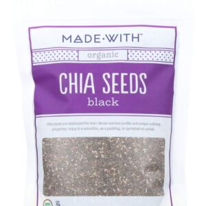 MADE WITH: Organic Chia Seeds Black, 12 oz