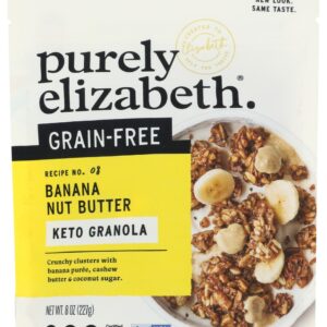 PURELY ELIZABETH: Granola Grain Free Banana Nut Butter, 8 oz