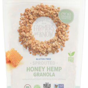 ONE DEGREE: Sprouted Oat Granola Honey Hemp, 11 oz