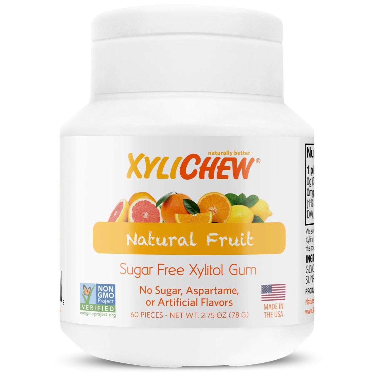 XYLICHEW: Fruit Gum Sf, 60 pc