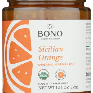 BONO: Organic Sicilian Orange Marmalade, 12.4 oz