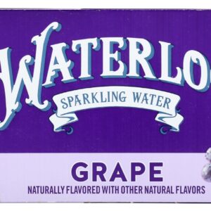 WATERLOO SPARKLING WATER: Water Sparkling Grape 8Pk, 96 fl oz