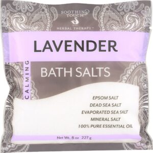 SOOTHING TOUCH: Bath Salt Lavender, 8 oz