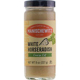 MANISCHEWITZ: Horseradish White Coarse, 8 OZ