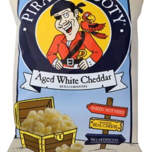 PIRATE BRANDS: Puffs Pirate Booty Cheddar White, 10 oz