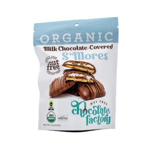 NUT FREE CHOCALATE FACTOR: Smores Milk Chocolate Org, 4.9 OZ