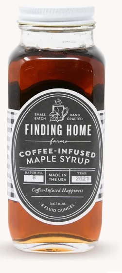 FINDING HOME FARMS: Coffee-Infused Maple Syrup, 8 fo