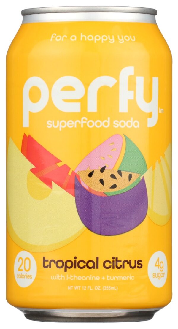 PERFY: Tropical Citrus Soda, 12 fl oz