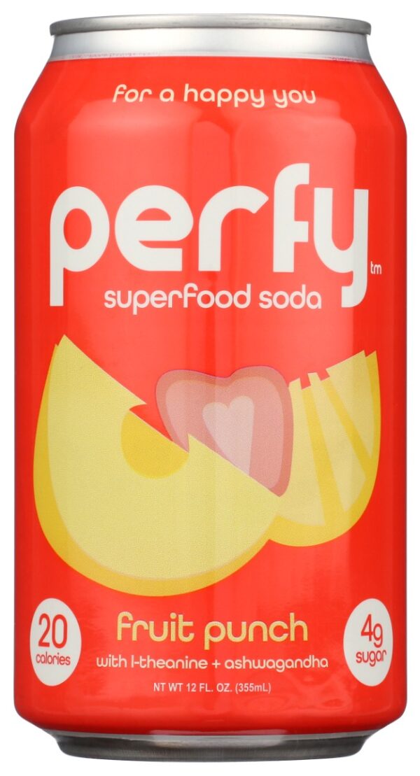 PERFY: Fruit Punch Soda, 12 fl oz
