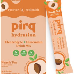 PIRQ: Peach Hydration Drink Mix, 10 pk