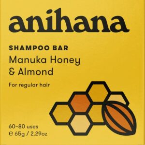 ANIHANA: Manuka Honey and Almond Shampoo Bar, 65 gm