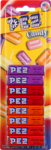 PEZ: Candy Refill 8Pk Assorted Fruit, 2.32 OZ