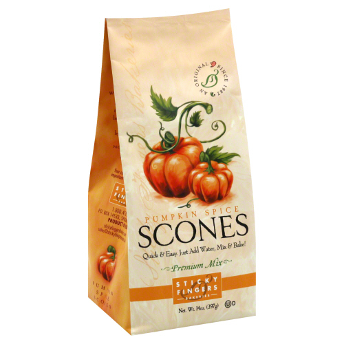 STICKY FINGERS BAKERIES: Pumpkin Spice Scones, 14 oz