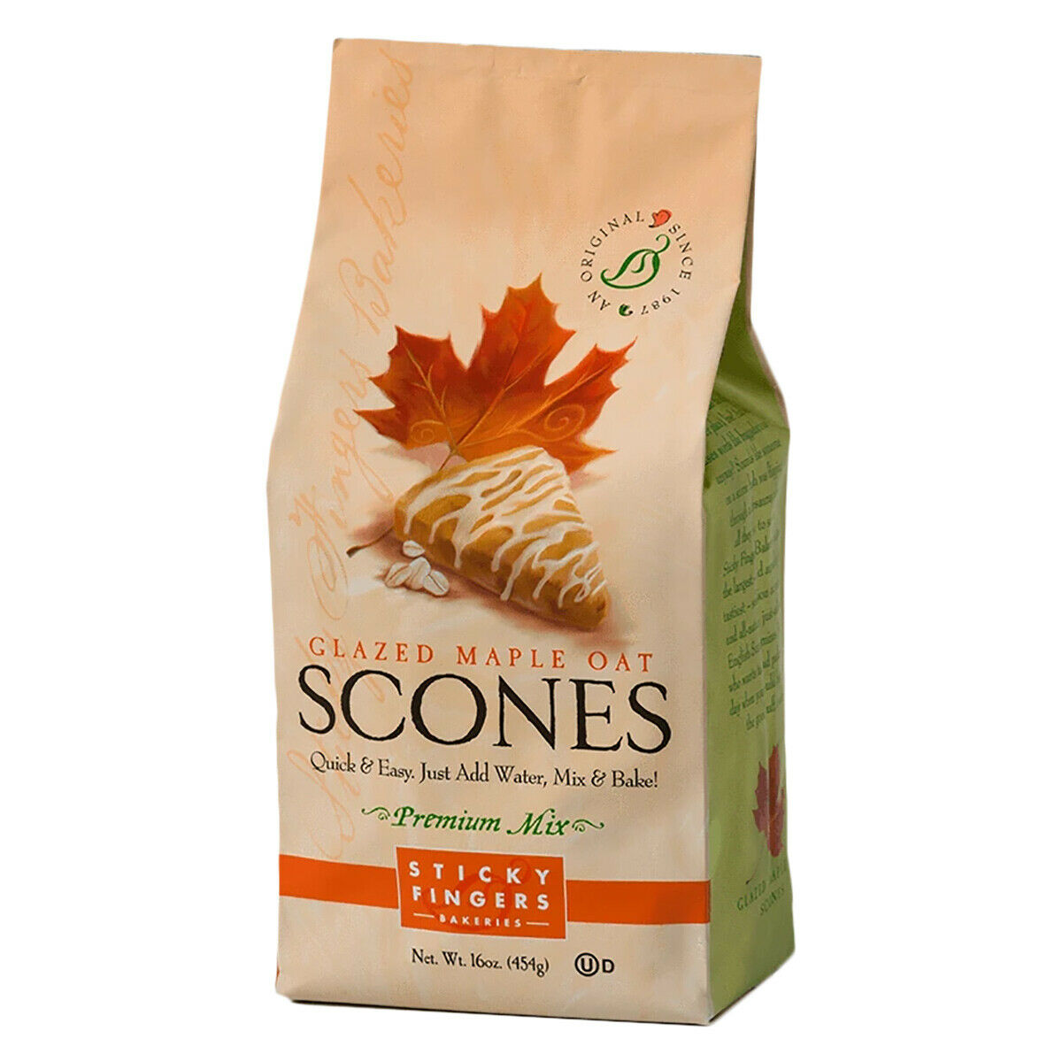 STICKY FINGERS BAKERIES: Glazed Maple Oat Scones, 16 oz