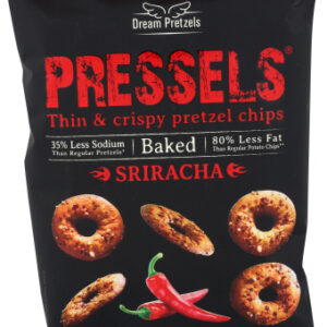 PRESSELS: Baked Sriracha Thin & Crispy Pretzel Chips, 7.1 oz