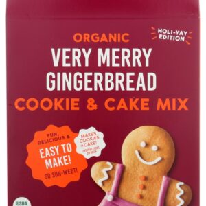 FOODSTIRS: Organic Very Merry Gingerbread Cookie & Cake Mix, 23.1 oz