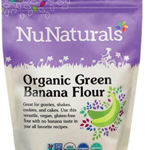 NUNATURALS INC: Organic Green Banana Flour, 1 lb