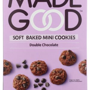 MADEGOOD: Double Chocolate Soft Baked Mini Cookies 5ct, 4.25 oz