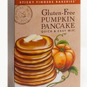 STICKY FINGERS BAKERIES: Gluten Free Pumpkin Pancake Mix, 18.5 oz