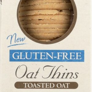 LA PANZANELLA: Gluten Free Toasted Oat Thins, 5 oz