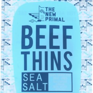 THE NEW PRIMAL: Beef Thins Sea Salt, 1 oz