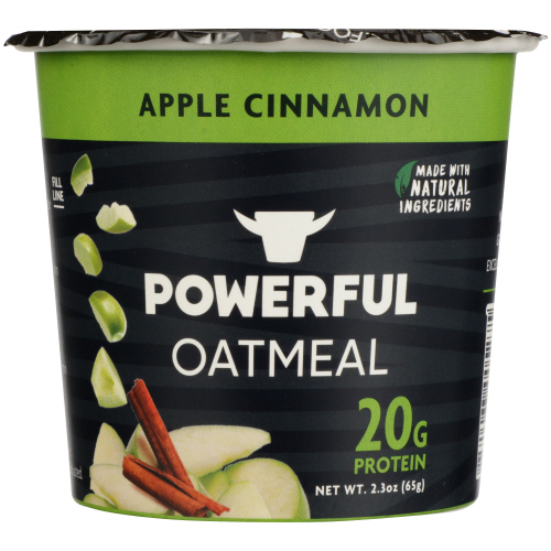 POWERFUL: Apple Cinnamon Oatmeal, 2.3 oz