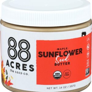 88 ACRES: Maple Sunflower Seed Butter, 14 oz