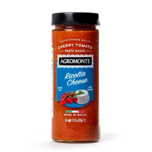AGROMONTE: Cherry Tomato Pasta Sauce with Ricotta Cheese, 20.46 oz