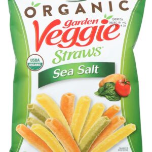 SENSIBLE PORTIONS: Organic Garden Veggie Straws Sea Salt, 5 oz