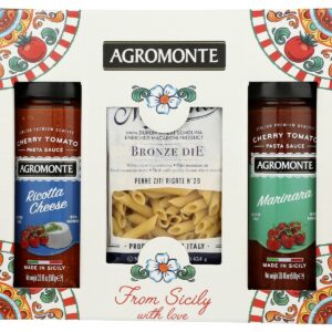 AGROMONTE: Pasta And Pasta Sauce Gift Box, 1 ct