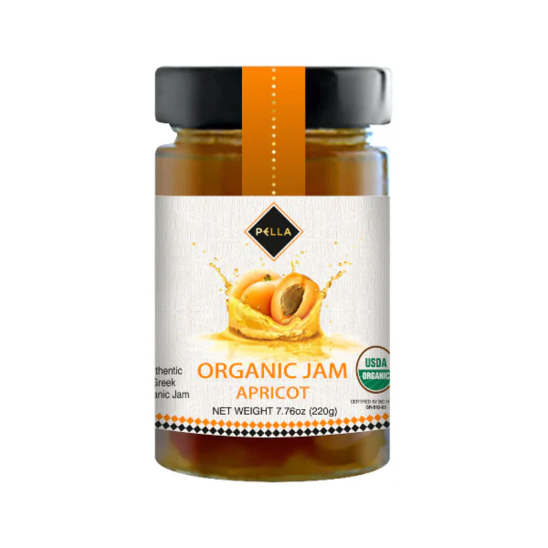 PELLA: Organic Apricot Jam, 7.76 oz
