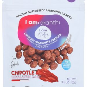 I AMARANTH: Chipotle Plus Himalayan Salt Peanuts, 3.5 oz