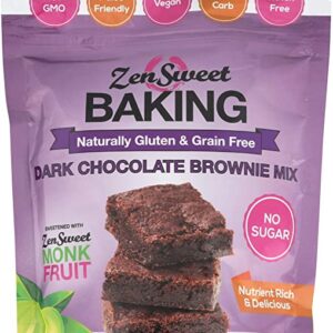 ZENSWEET: Dark Chocolate Brownie Mix, 11.25 oz
