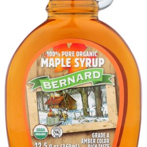 BERNARD: Pure Organic Maple Syrup, 12.5 fo