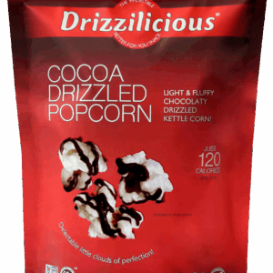 DRIZZILICIOUS: Cocoa Drizzled Popcorn, 3.6 oz