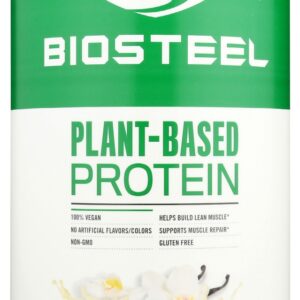 BIOSTEEL: Vanilla Plant Based Protein, 29 oz