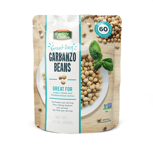 NATURES EARTHLY CHOICE: Garbanzo Beans, 10 oz
