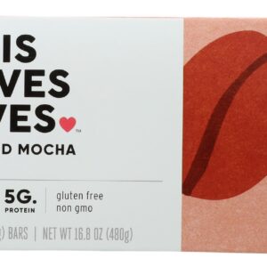 THIS SAVES LIVES: Almond Mocha Snack Bars, 16.8 oz