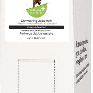 ATTITUDE: Unscented Dishwashing Liquid Refill, 67.6 oz