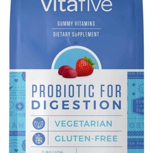 VITAFIVE: Probiotic For Digestion Gummies, 60 pc