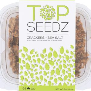 TOP SEEDZ LLC: Sea Salt Crackers, 5 oz