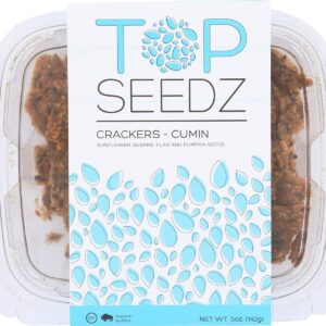 TOP SEEDZ LLC: Cumin Crackers, 5 oz