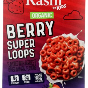 KASHI: Organic Berry Super Loops Kids Cereal, 9.5 oz
