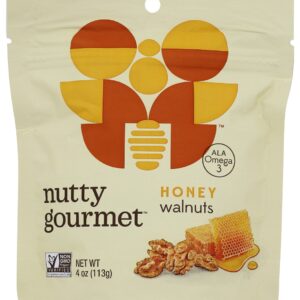 THE NUTTY GOURMET: Honey Walnuts, 4 oz