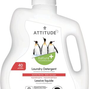 ATTITUDE: Summer Berries 40 Loads Laundry Detergent, 67.6 fo